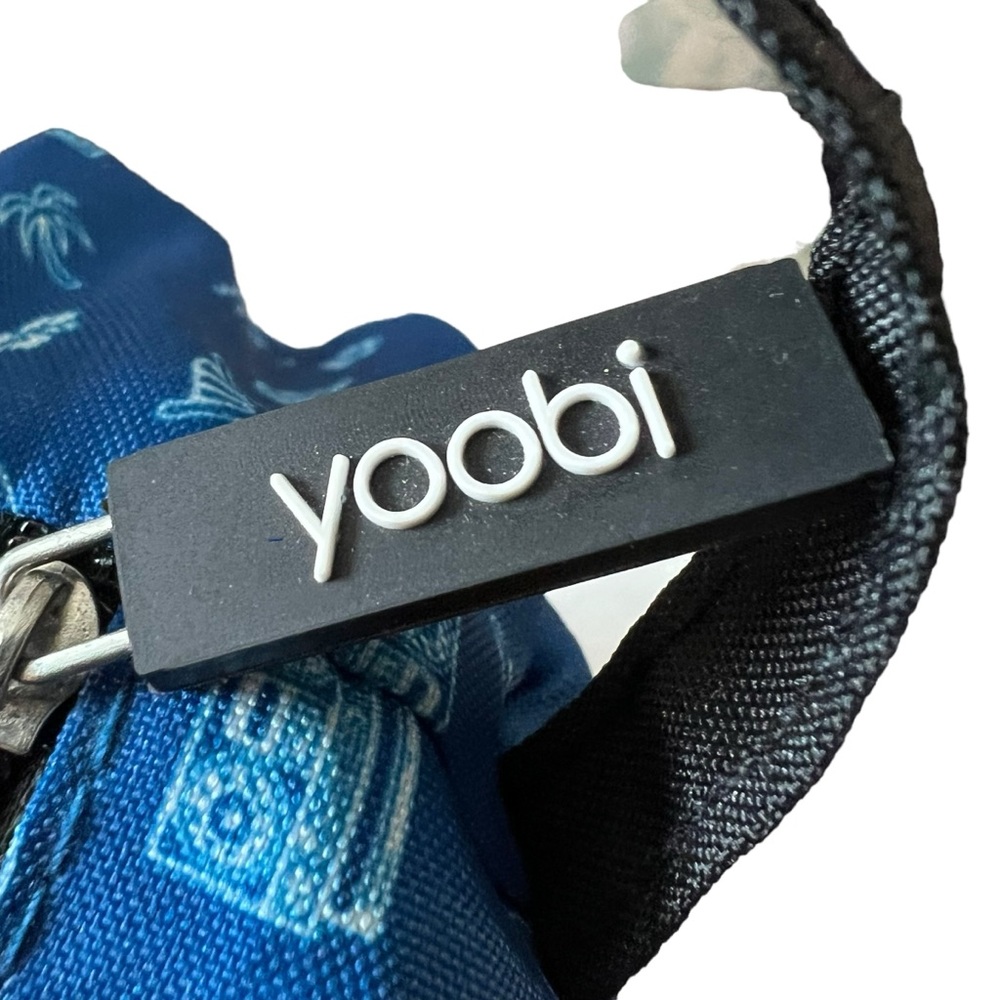 Yoobi Pencil Case Zipper Pouch Blue With Designs - Picture 2 of 4
